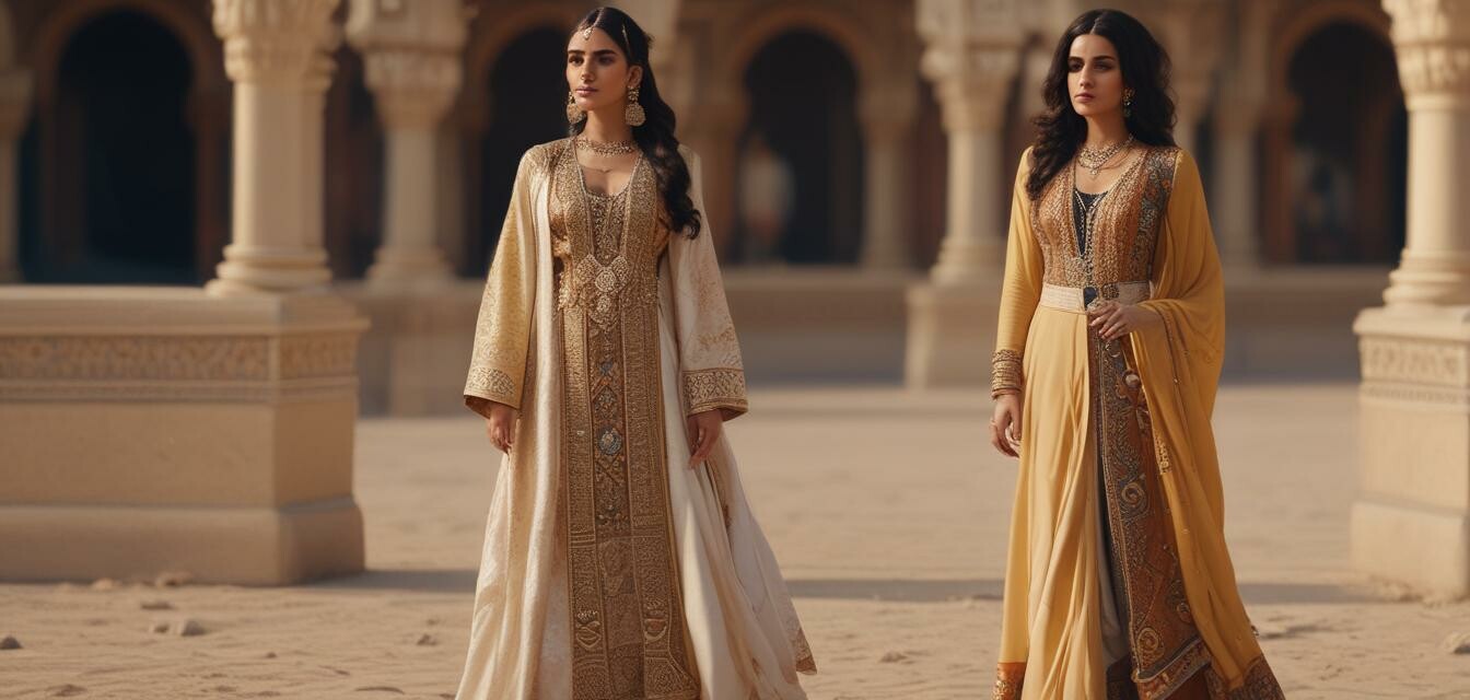 Middle Eastern-Indian Fusion Fashion Collection