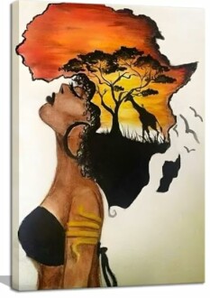 Framed African American Wall Art