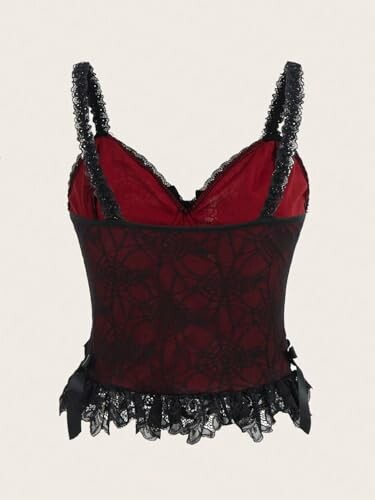 SHENHE Lace Bow Camisole