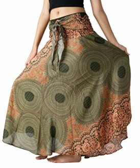 Long Skirts for Women Maxi Boho Skirt Floral Print