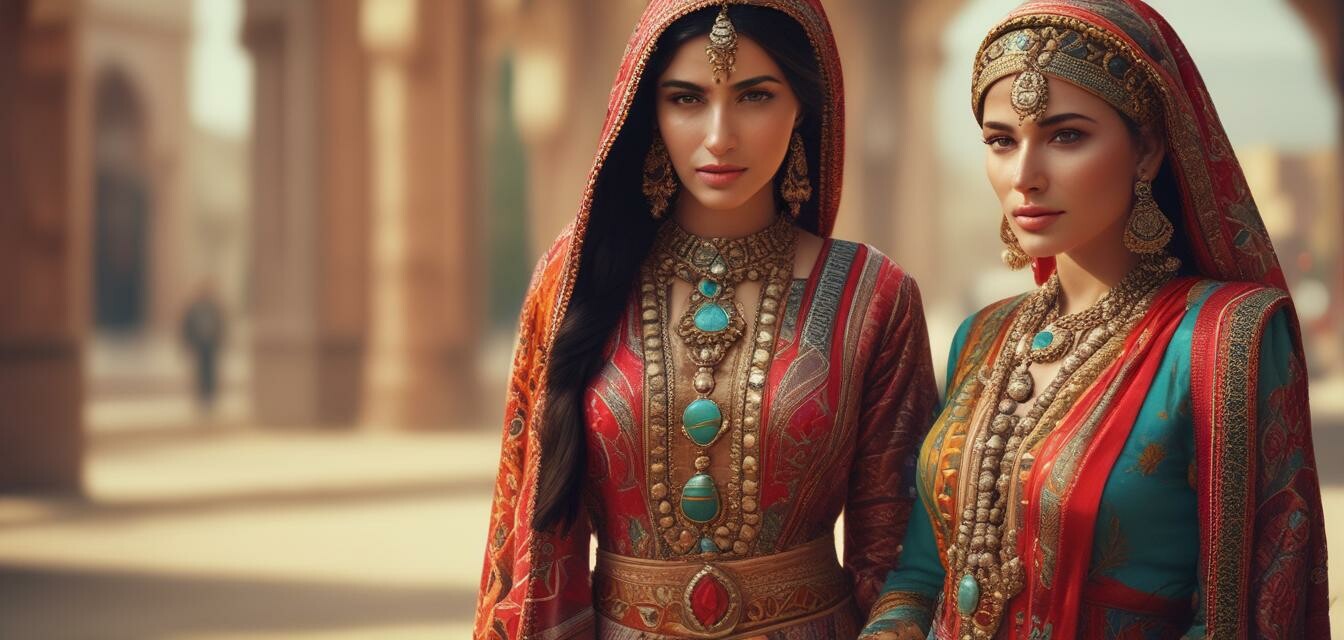 Middle Eastern-Indian Fusion Fashion