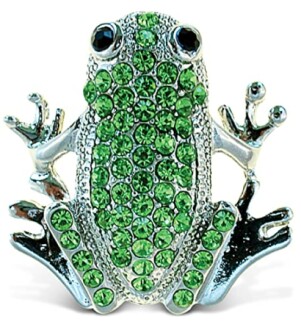 Green Frog Fridge Magnet