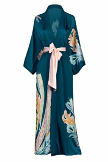 Watercolor Floral Kimono Robe