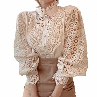 Lace Patchwork Shirts